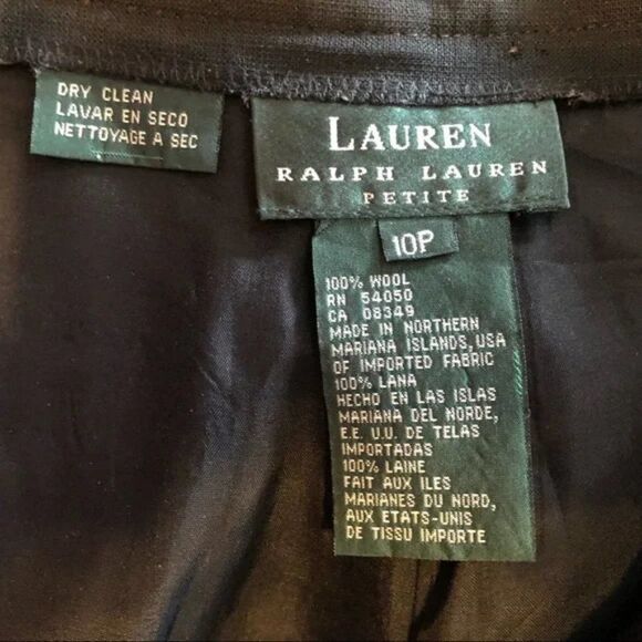 Lauren Ralph Lauren Lined 100% Wool Pants - Picture 12 of 15